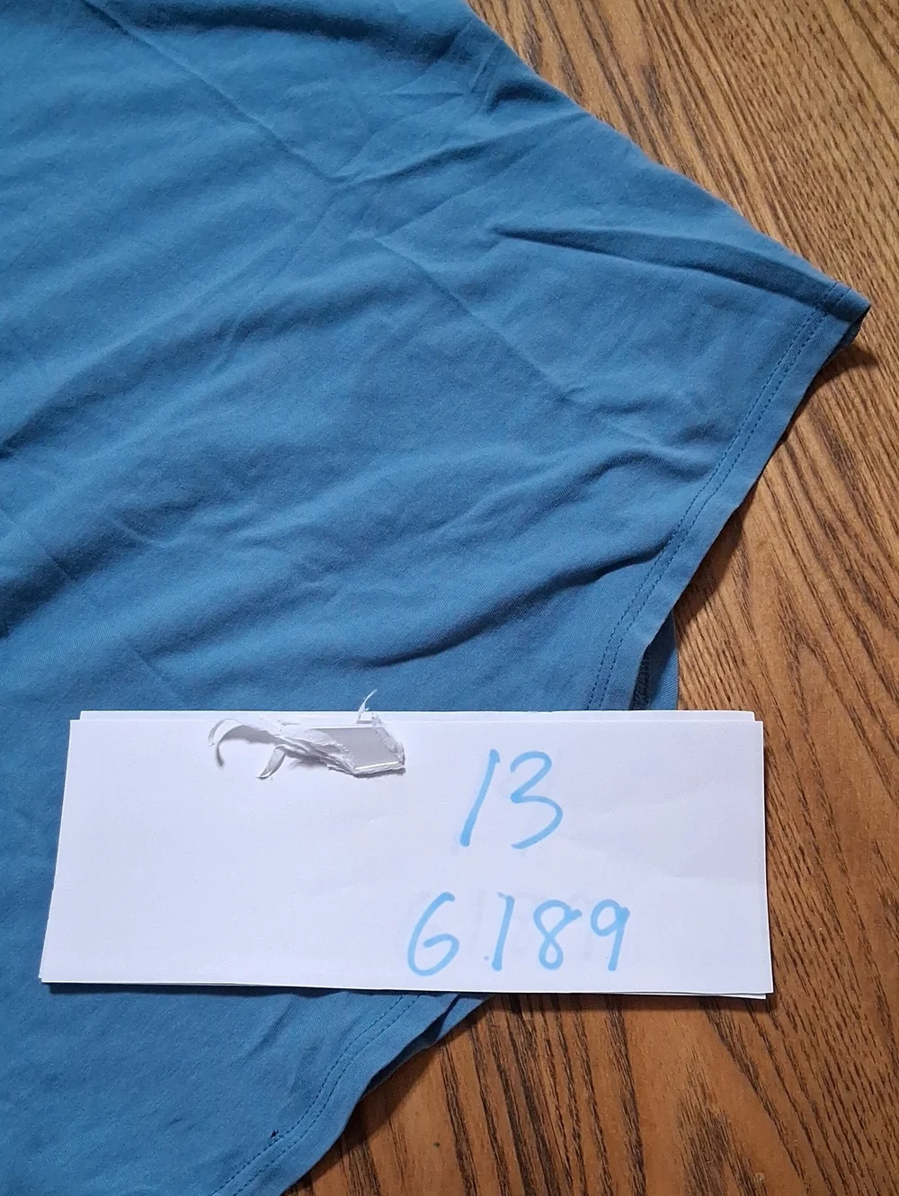 LULULEMON Women MEDIUM ?? Tee Top Shiry Used Preowned BLUE Exercise Workout